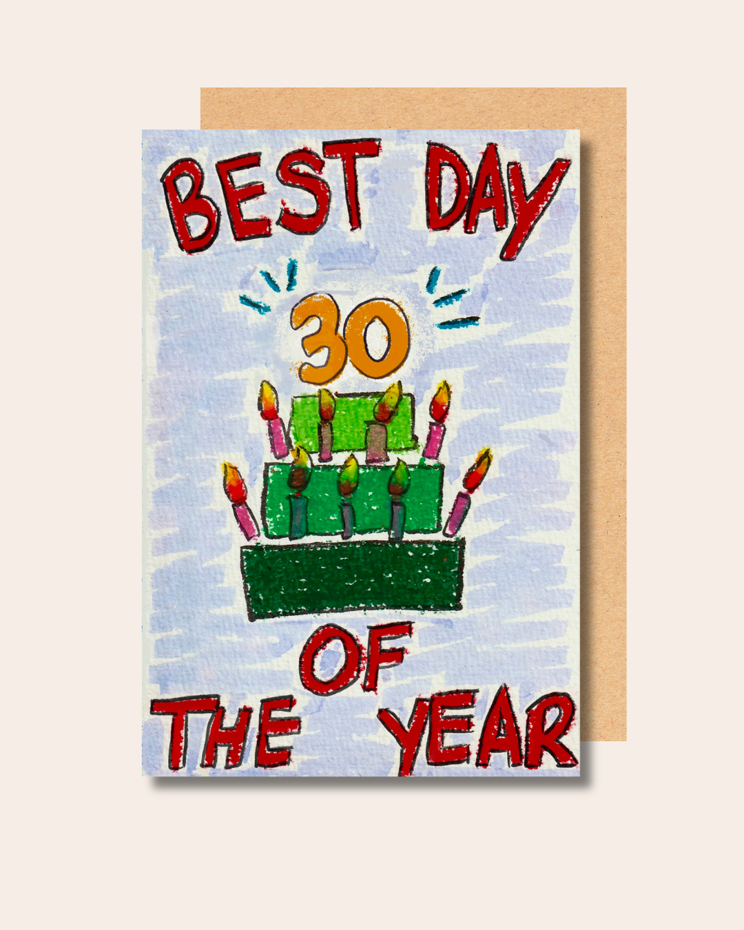 "Best day of the year" Birthday Card (MULTIPLE OPTIONS AVAILABLE - Free Shipping)