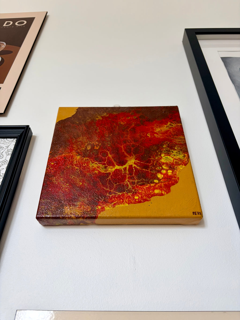 "Mars" - Original acrylic painting