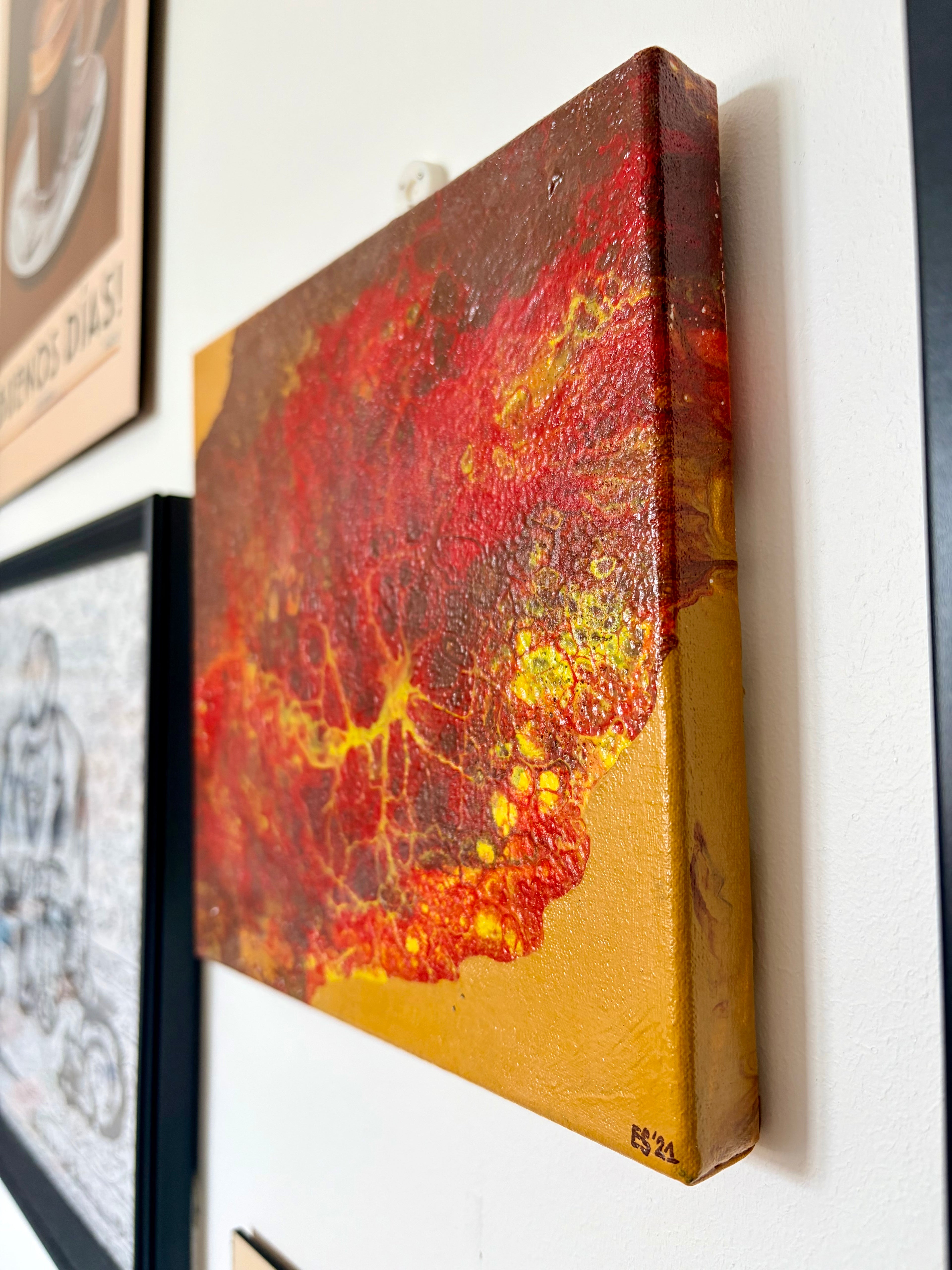 "Mars" - Original acrylic painting